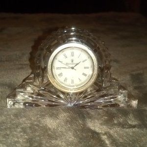 Waterford Crystal Desk / Mantel Clock